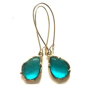 Kendra Scott “Dee” drop earrings turquoise